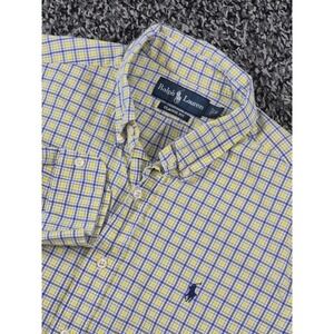 Polo Ralph‎ Lauren Button Down Long Sleeve Size Medium Plaid Classic Fit